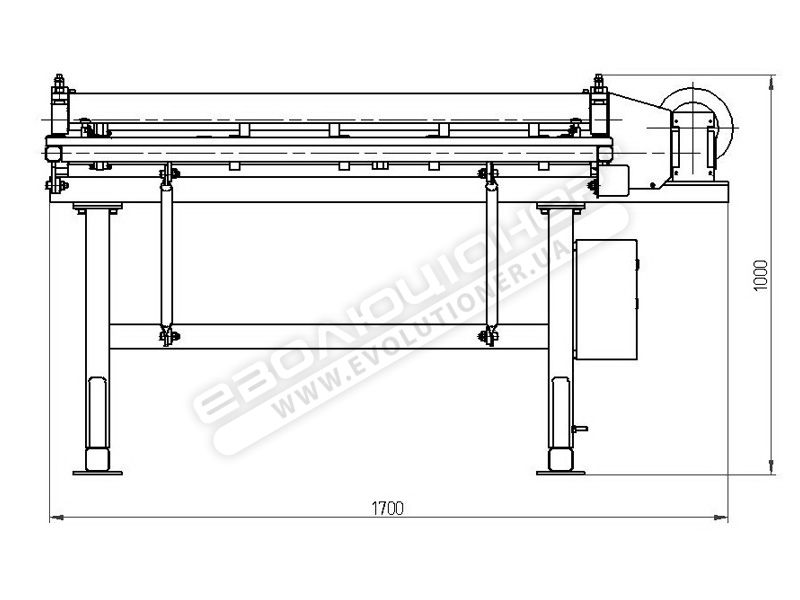 Станок продольно-поперечной резки металла РС 1250х8